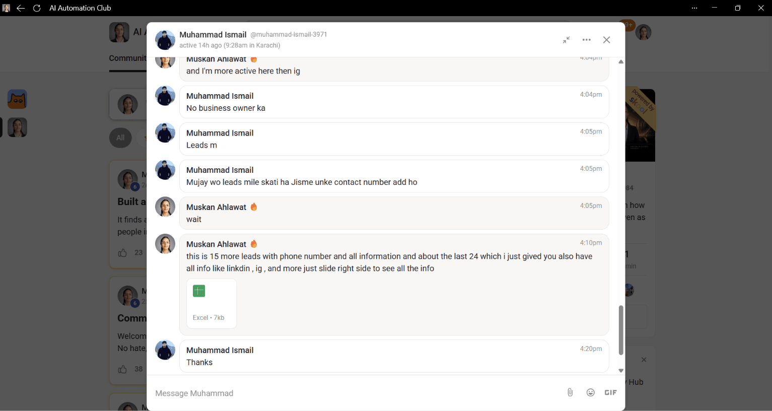 Client testimonial 6 — real result from AI automation work